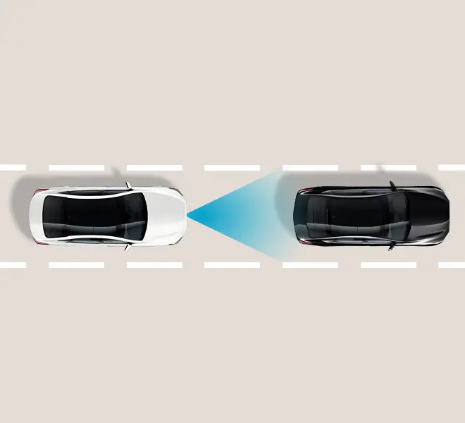 Smart cruise control illustration